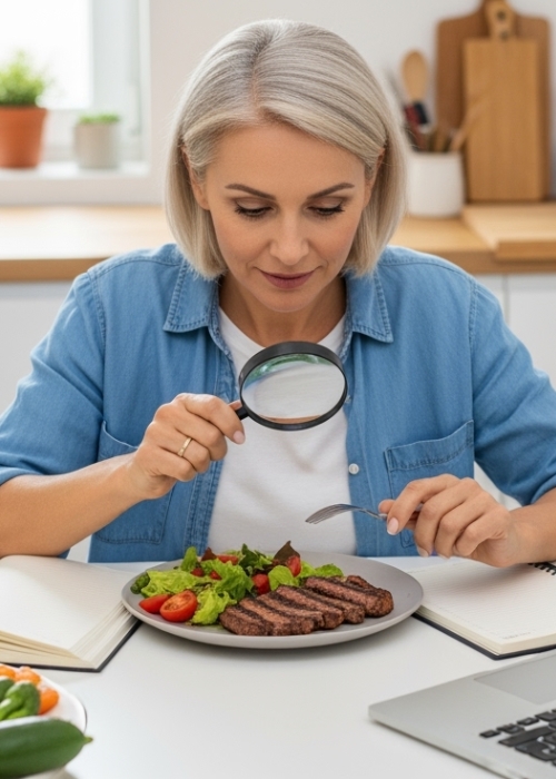 Woman Decoding Plate